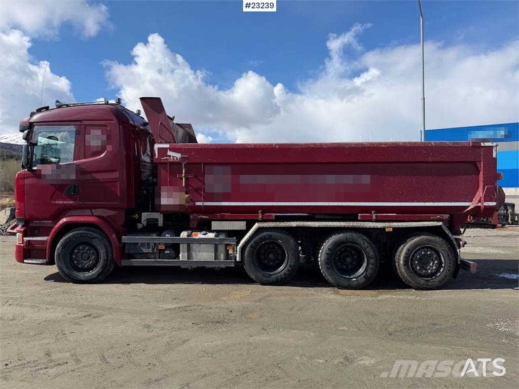 Scania R580 8x4 combi truck w/ new retarder, turntable an Camiones bañeras basculantes o volquetes