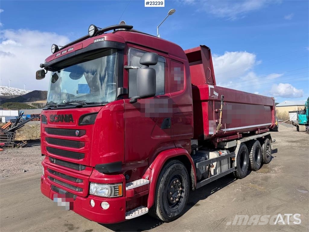 Scania R580 8x4 combi truck w/ new retarder, turntable an Camiones bañeras basculantes o volquetes