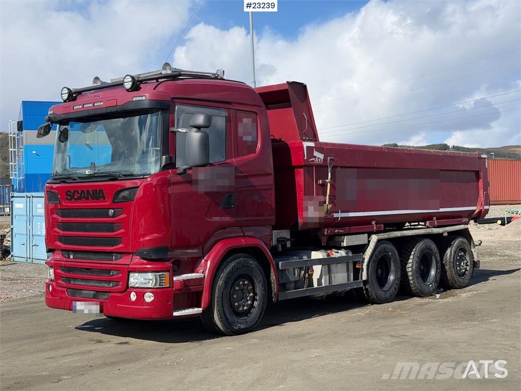 Scania R580 8x4 combi truck w/ new retarder, turntable an Camiones bañeras basculantes o volquetes