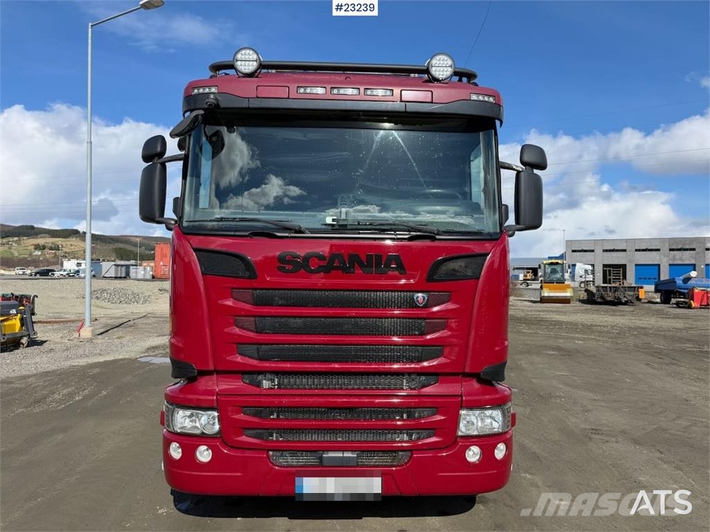 Scania R580 8x4 combi truck w/ new retarder, turntable an Camiones bañeras basculantes o volquetes
