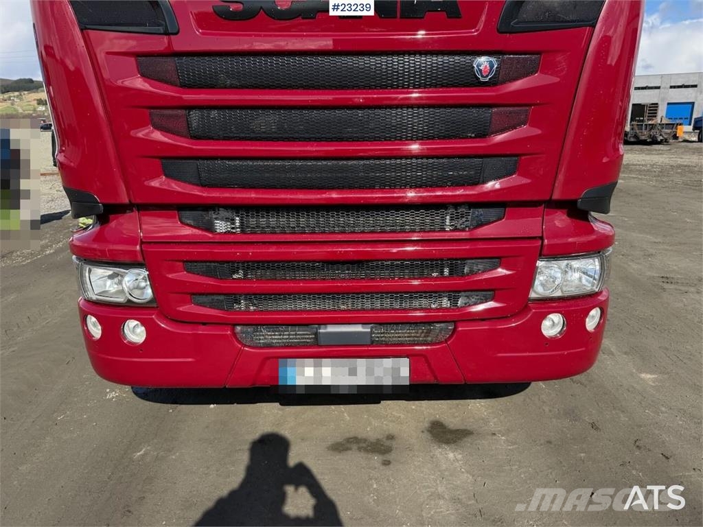 Scania R580 8x4 combi truck w/ new retarder, turntable an Camiones bañeras basculantes o volquetes
