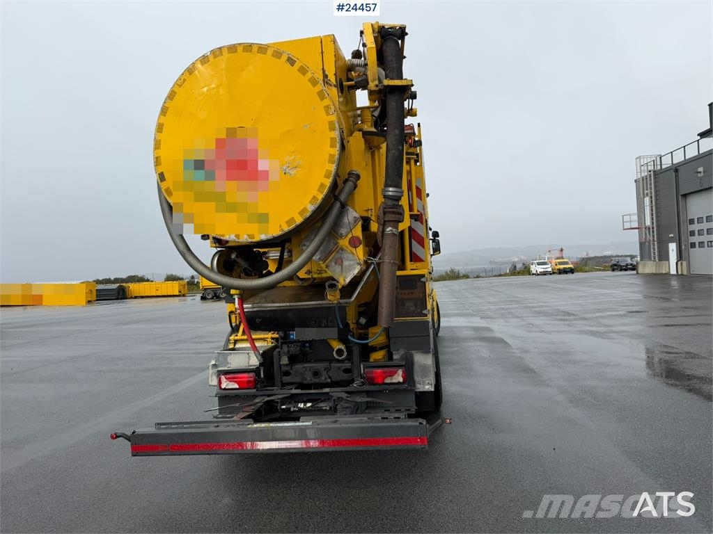 Scania R580 8x4 Combination Sewer Cleaning Truck – Snow P Комби / вакуум камиони