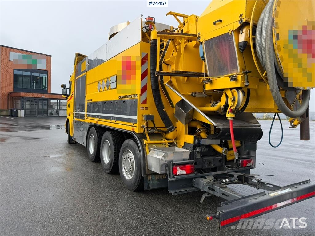 Scania R580 8x4 Combination Sewer Cleaning Truck – Snow P Комби / вакуум камиони