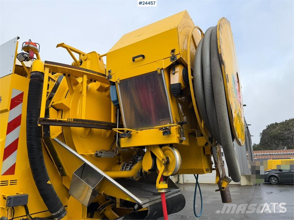Scania R580 8x4 Combination Sewer Cleaning Truck – Snow P Комби / вакуум камиони