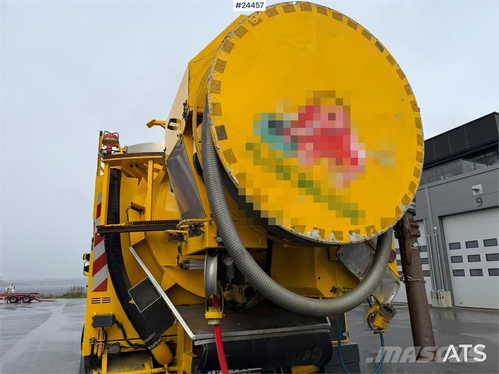 Scania R580 8x4 Combination Sewer Cleaning Truck – Snow P Комби / вакуум камиони