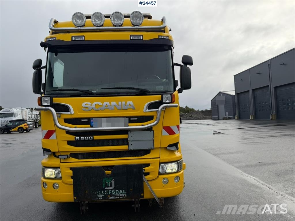 Scania R580 8x4 Combination Sewer Cleaning Truck – Snow P Комби / вакуум камиони