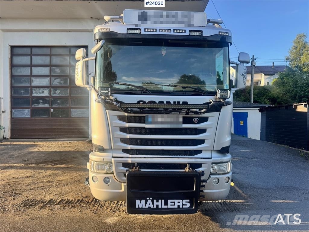 Scania R580 Tipper Truck with Snow Plow Equipment – Euro Camiones bañeras basculantes o volquetes