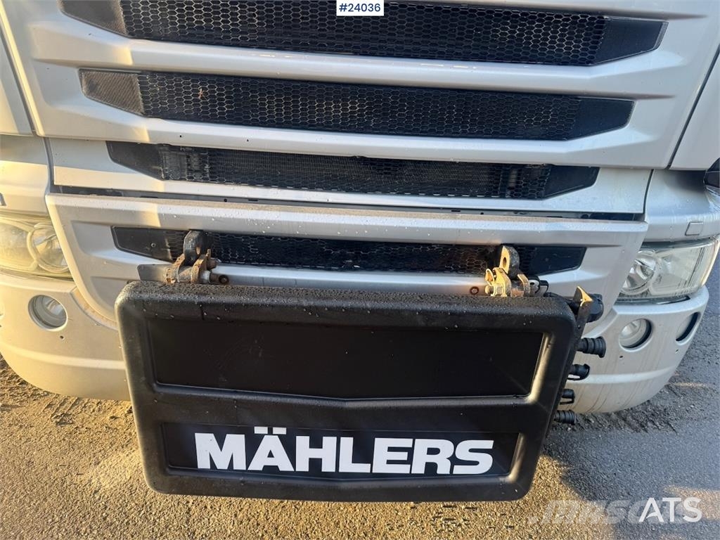 Scania R580 Tipper Truck with Snow Plow Equipment – Euro Camiones bañeras basculantes o volquetes