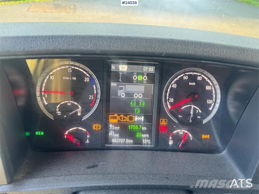 Scania R580 Tipper Truck with Snow Plow Equipment – Euro Camiones bañeras basculantes o volquetes