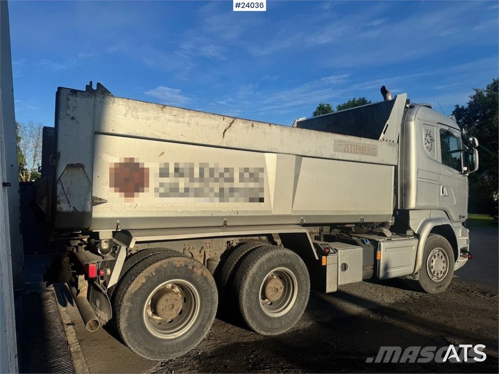 Scania R580 Tipper Truck with Snow Plow Equipment – Euro Camiones bañeras basculantes o volquetes