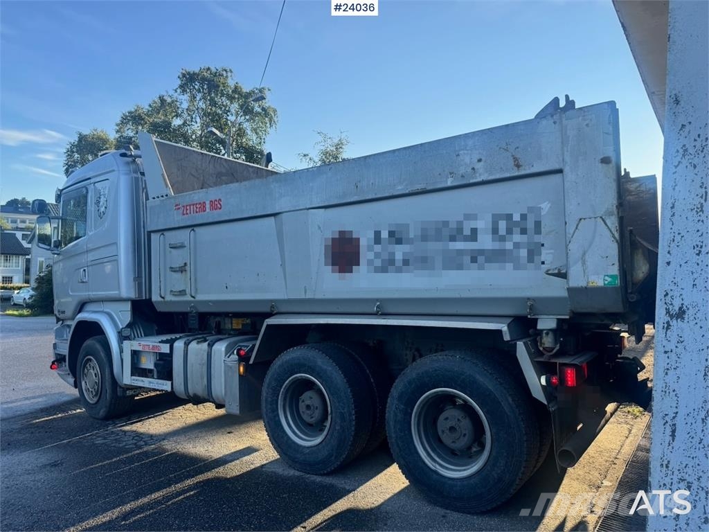 Scania R580 Tipper Truck with Snow Plow Equipment – Euro Camiones bañeras basculantes o volquetes