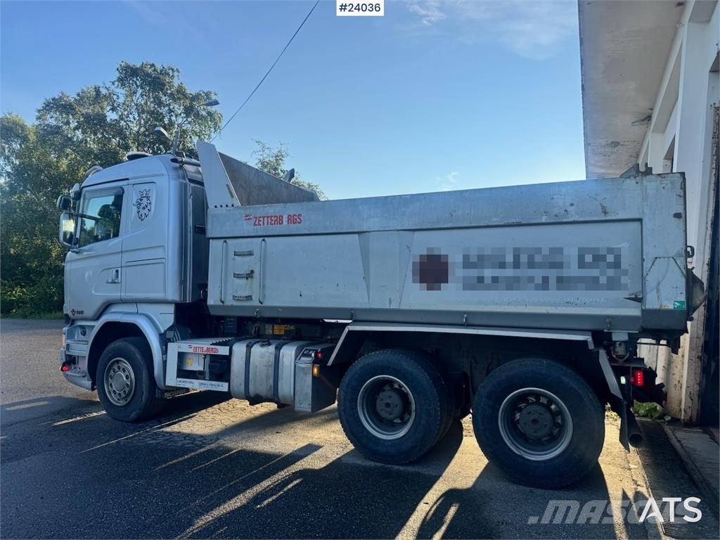 Scania R580 Tipper Truck with Snow Plow Equipment – Euro Camiones bañeras basculantes o volquetes