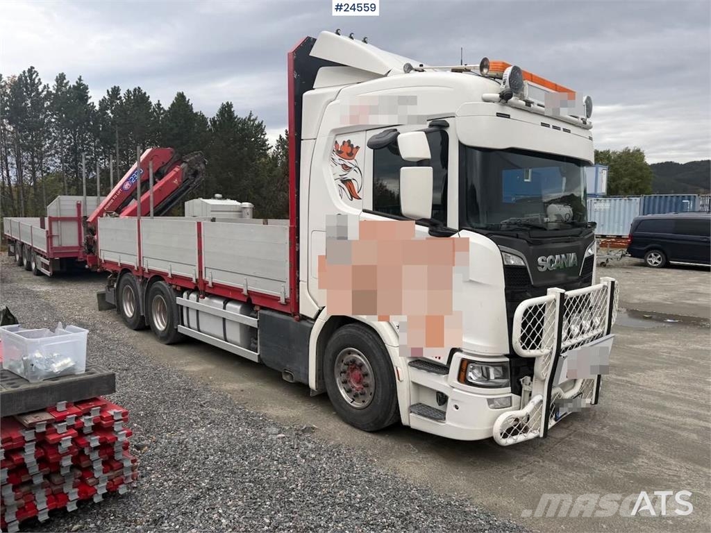 Scania R650 6x4 Crane truck – 23 tm HMF crane Kamioni sa kranom