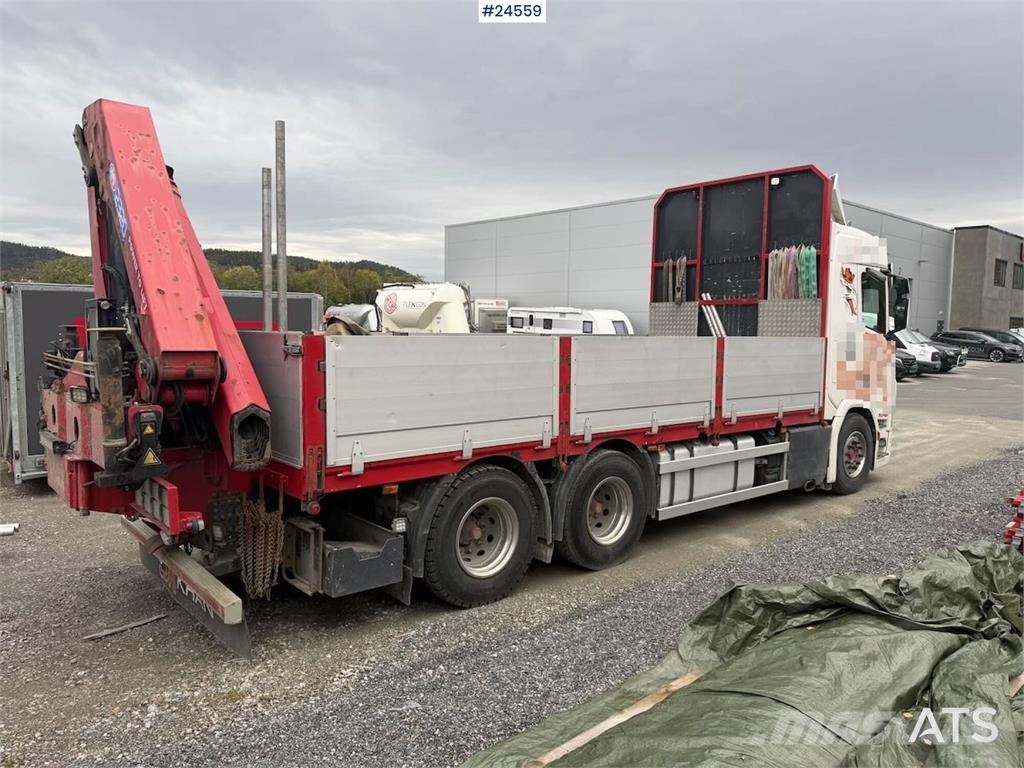 Scania R650 6x4 Crane truck – 23 tm HMF crane Kamioni sa kranom