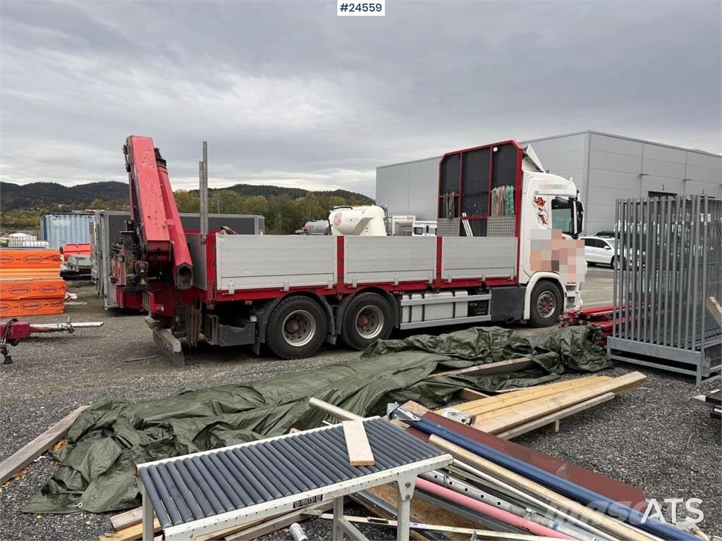 Scania R650 6x4 Crane truck – 23 tm HMF crane Kamioni sa kranom