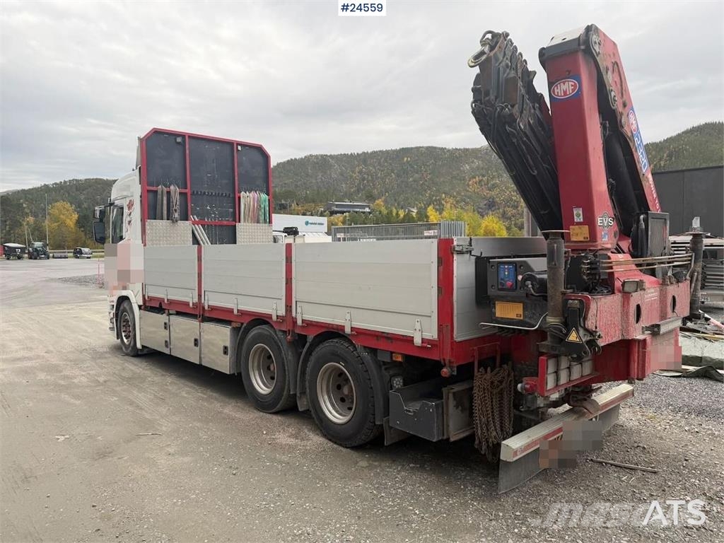 Scania R650 6x4 Crane truck – 23 tm HMF crane Kamioni sa kranom