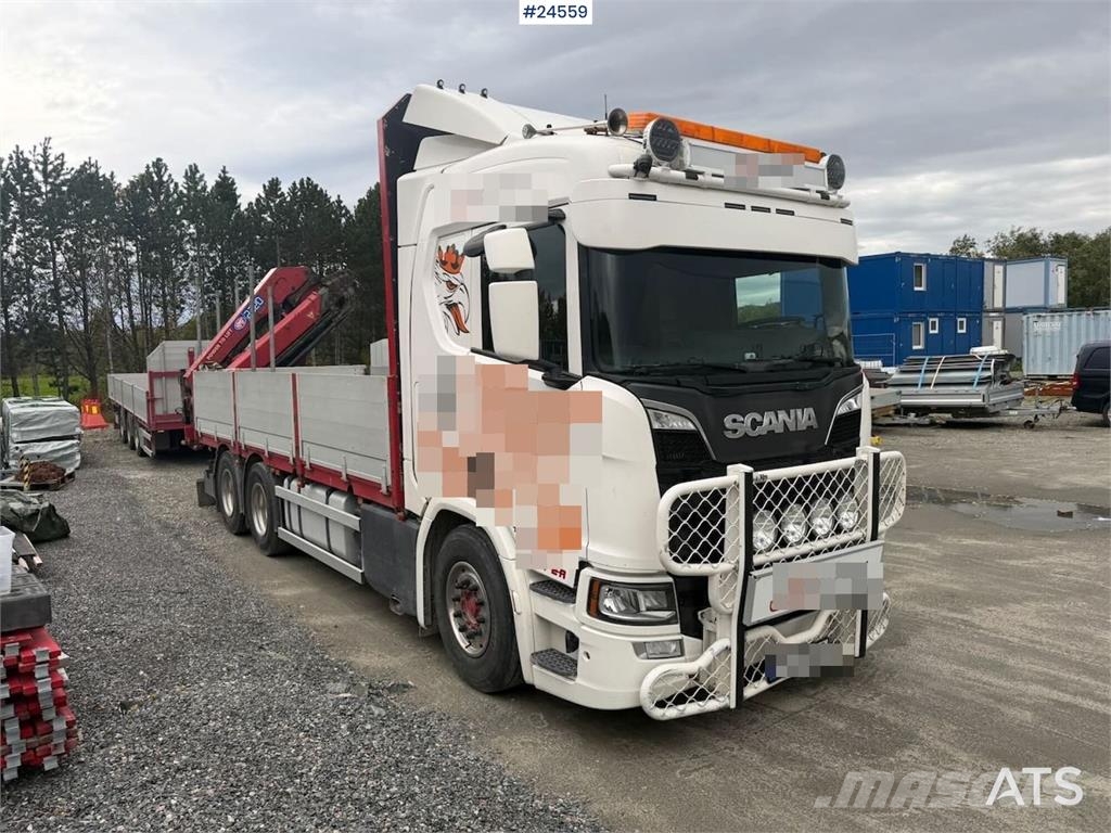 Scania R650 6x4 Crane truck – 23 tm HMF crane Kamioni sa kranom