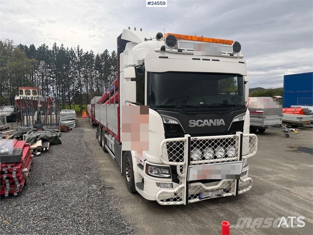 Scania R650 6x4 Crane truck – 23 tm HMF crane Kamioni sa kranom