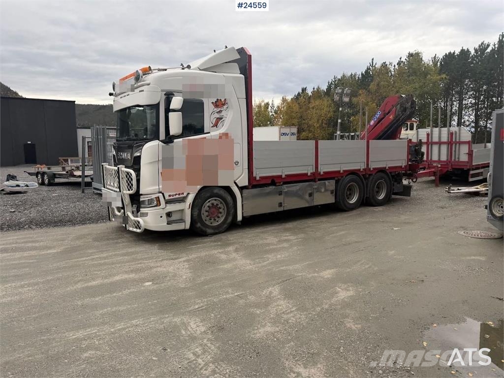 Scania R650 6x4 Crane truck – 23 tm HMF crane Kamioni sa kranom