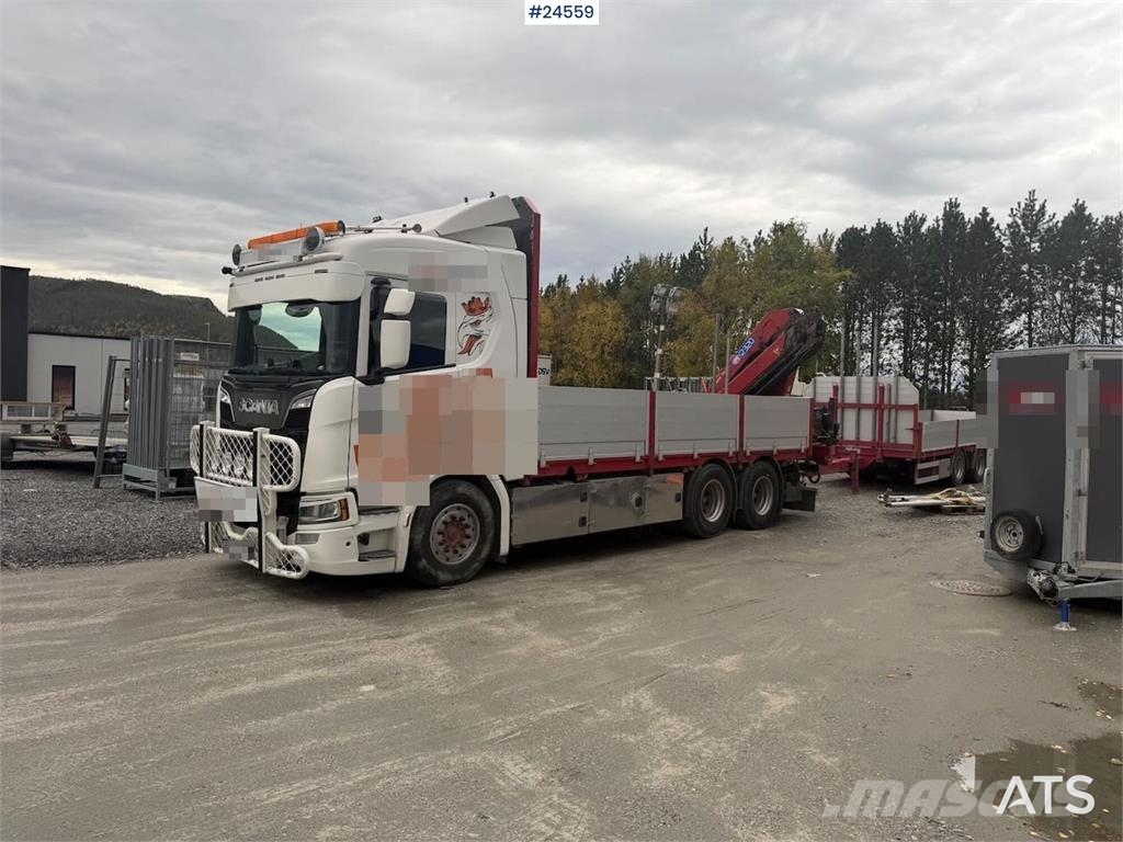 Scania R650 6x4 Crane truck – 23 tm HMF crane Kamioni sa kranom