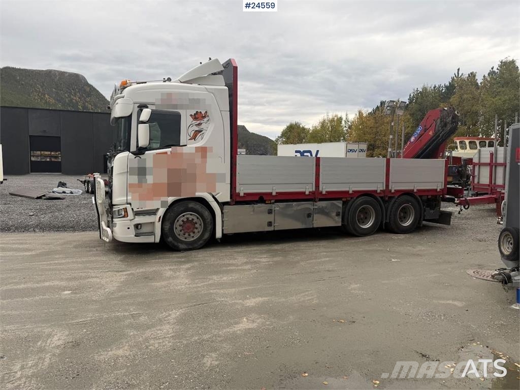 Scania R650 6x4 Crane truck – 23 tm HMF crane Kamioni sa kranom