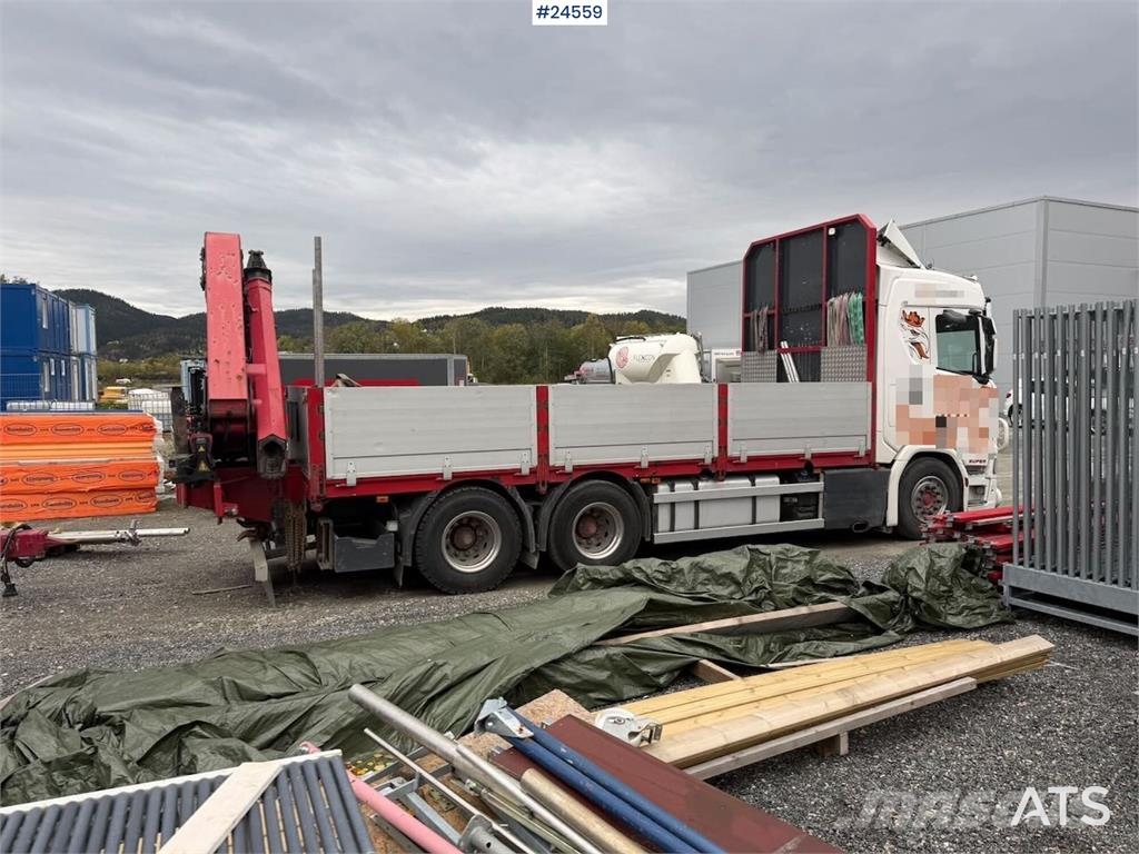 Scania R650 6x4 Crane truck – 23 tm HMF crane Kamioni sa kranom