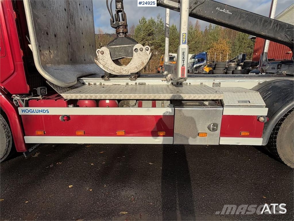 Scania R650 6x4 Timber truck – Palfinger M110L crane Miškovežių vilkikai