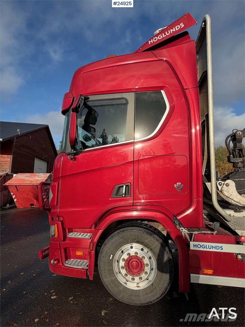 Scania R650 6x4 Timber truck – Palfinger M110L crane Miškovežių vilkikai
