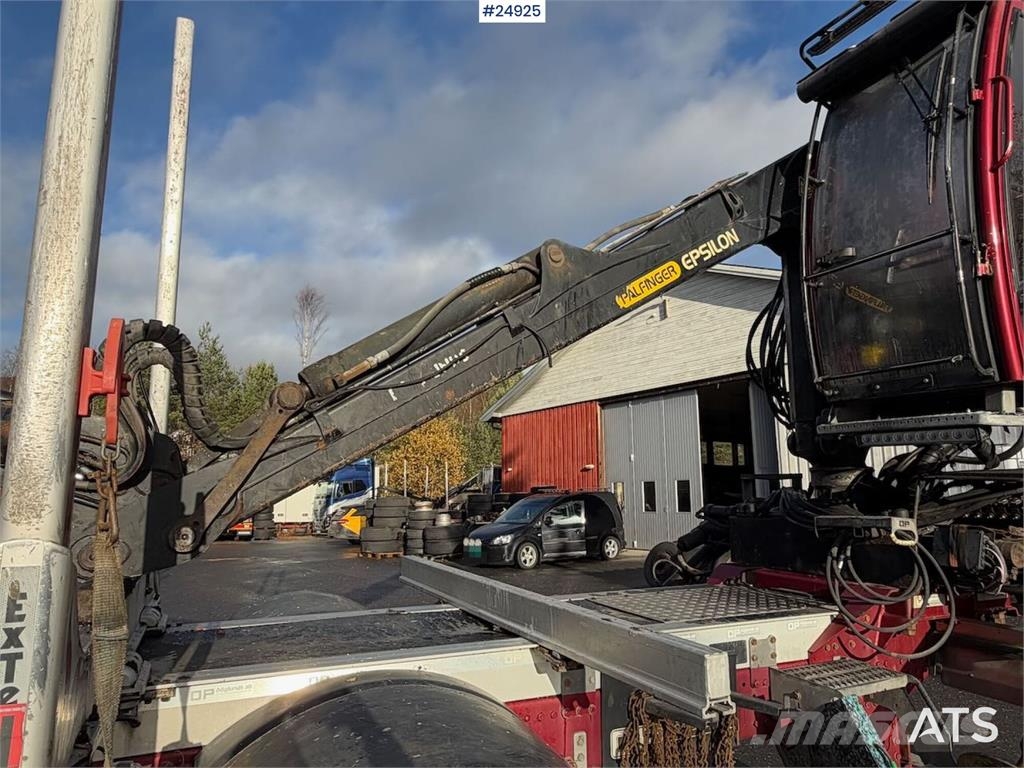 Scania R650 6x4 Timber truck – Palfinger M110L crane Miškovežių vilkikai