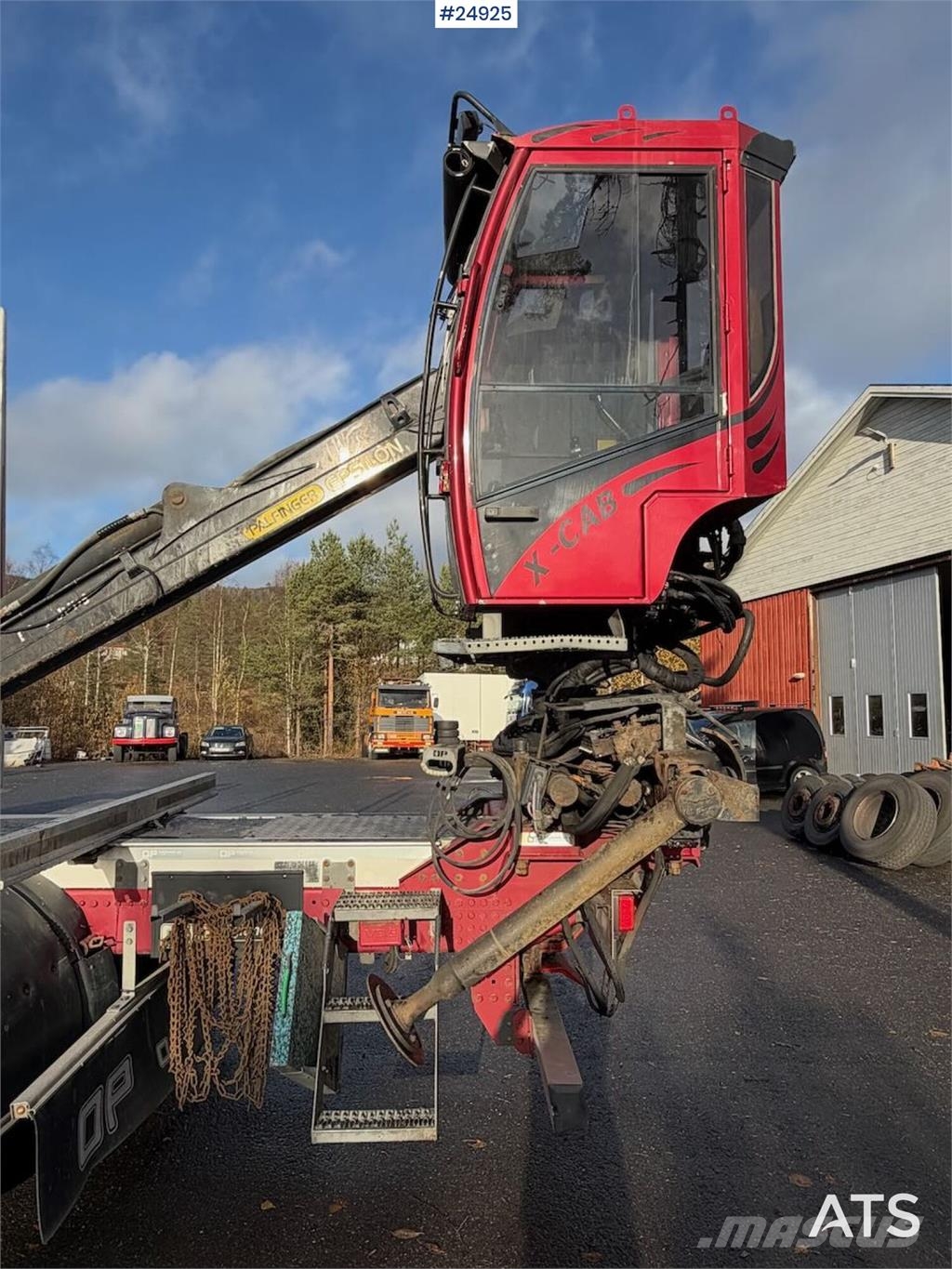 Scania R650 6x4 Timber truck – Palfinger M110L crane Miškovežių vilkikai