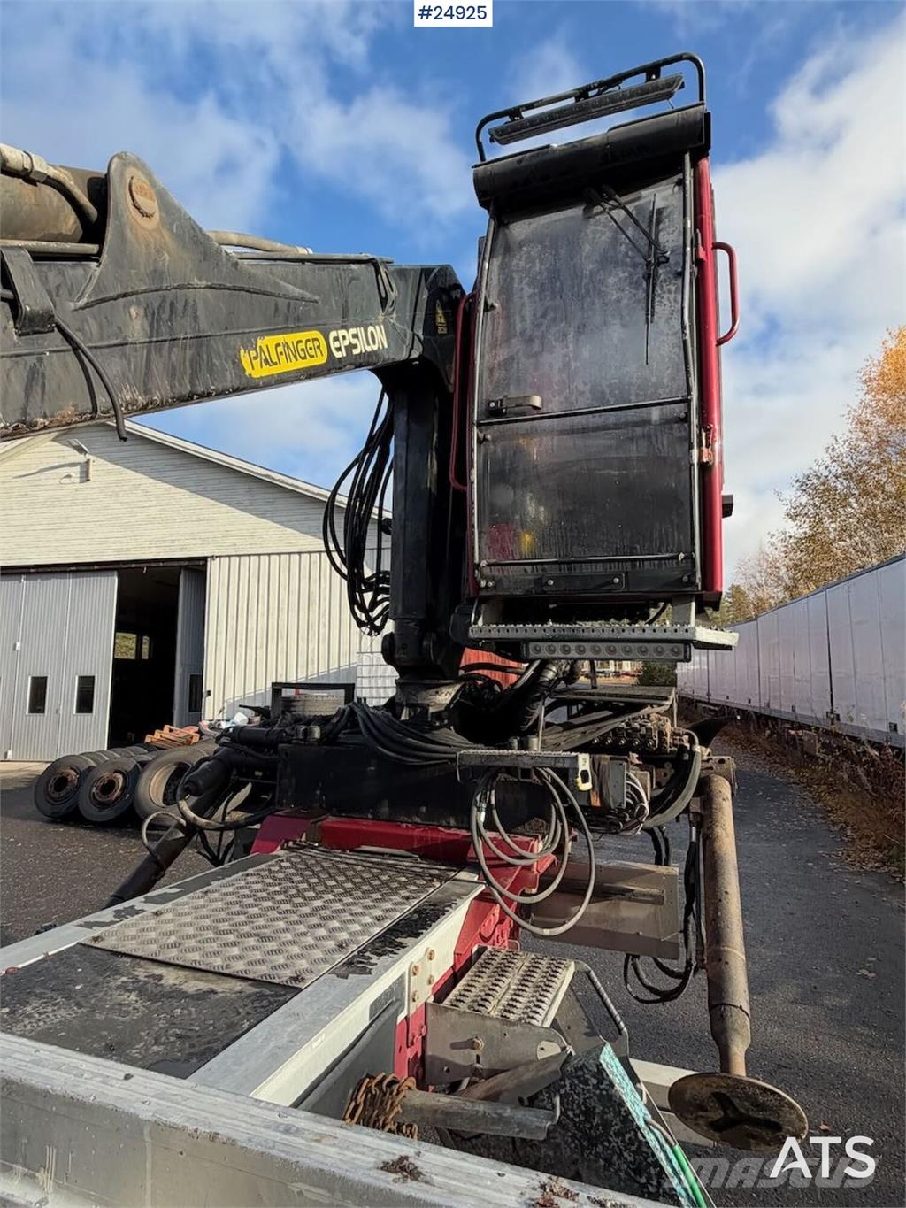Scania R650 6x4 Timber truck – Palfinger M110L crane Miškovežių vilkikai