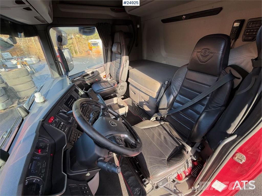 Scania R650 6x4 Timber truck – Palfinger M110L crane Miškovežių vilkikai