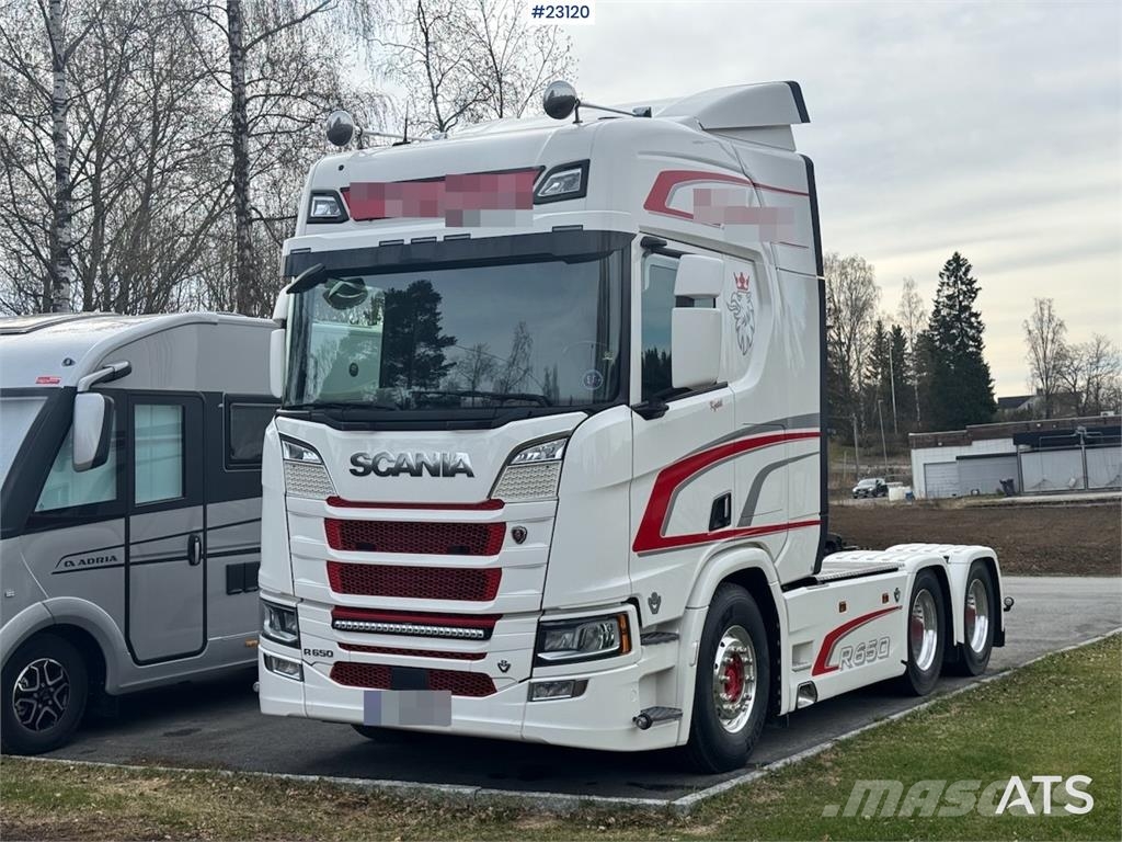 R650 Rear Scania R650 6x4 tractor unit – maintained under a gold se, 2021 ...