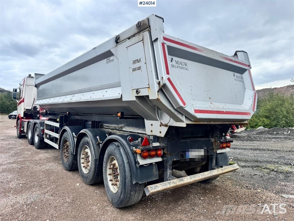 Scania R650 6x4 Tractor Unit with Maur Tipping Semi-Trail Vetopöytäautot
