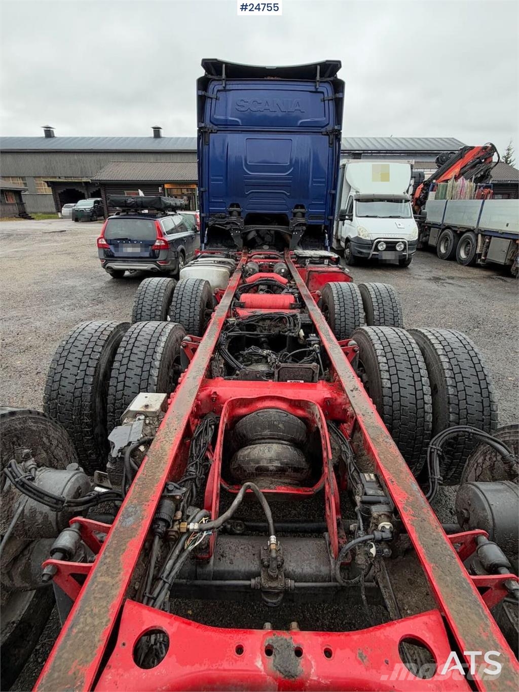 Scania R650 Tridem Chassis Châssis cabine