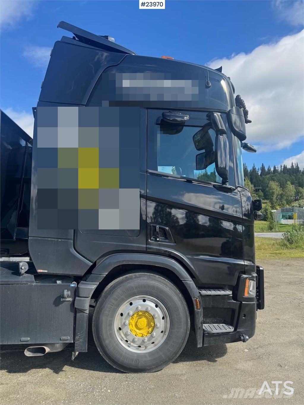Scania R660 Tridem Hooklift Truck with Snow Plough Equipm Horgos rakodó teherautók