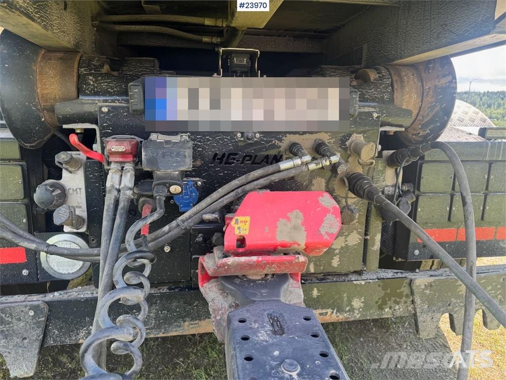 Scania R660 Tridem Hooklift Truck with Snow Plough Equipm Horgos rakodó teherautók