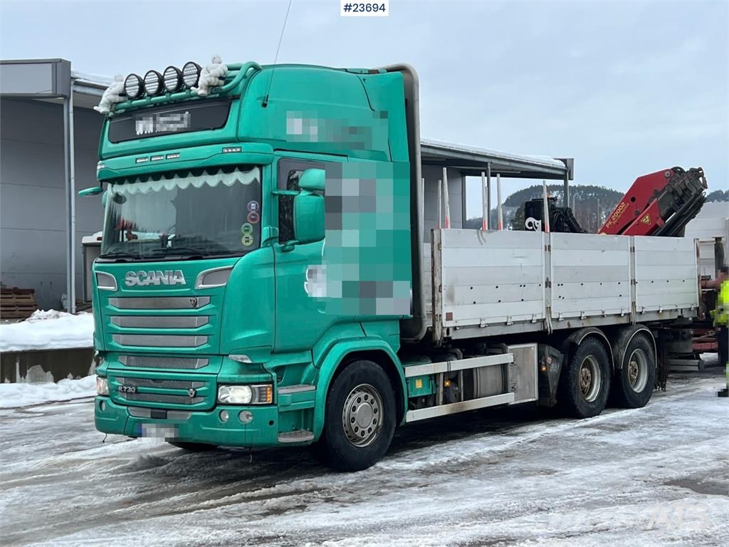 Scania R730 6x4 Combination Truck - Palfinger 20 tm Crane Camiones grúa