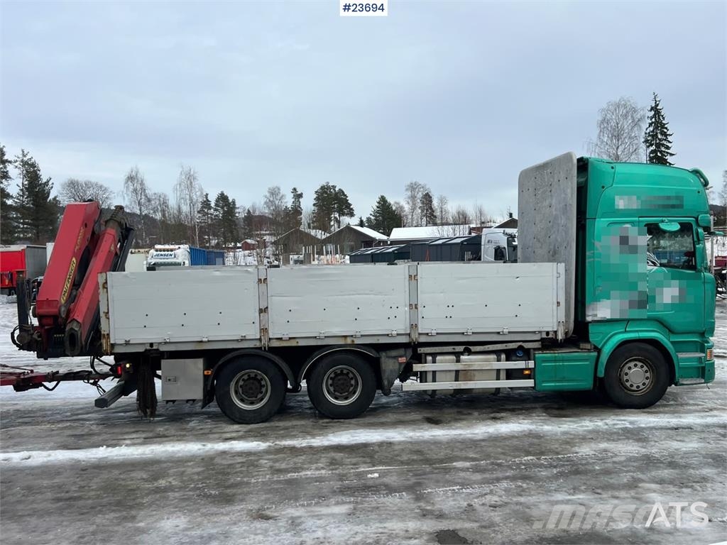 Scania R730 6x4 Combination Truck - Palfinger 20 tm Crane Camiones grúa