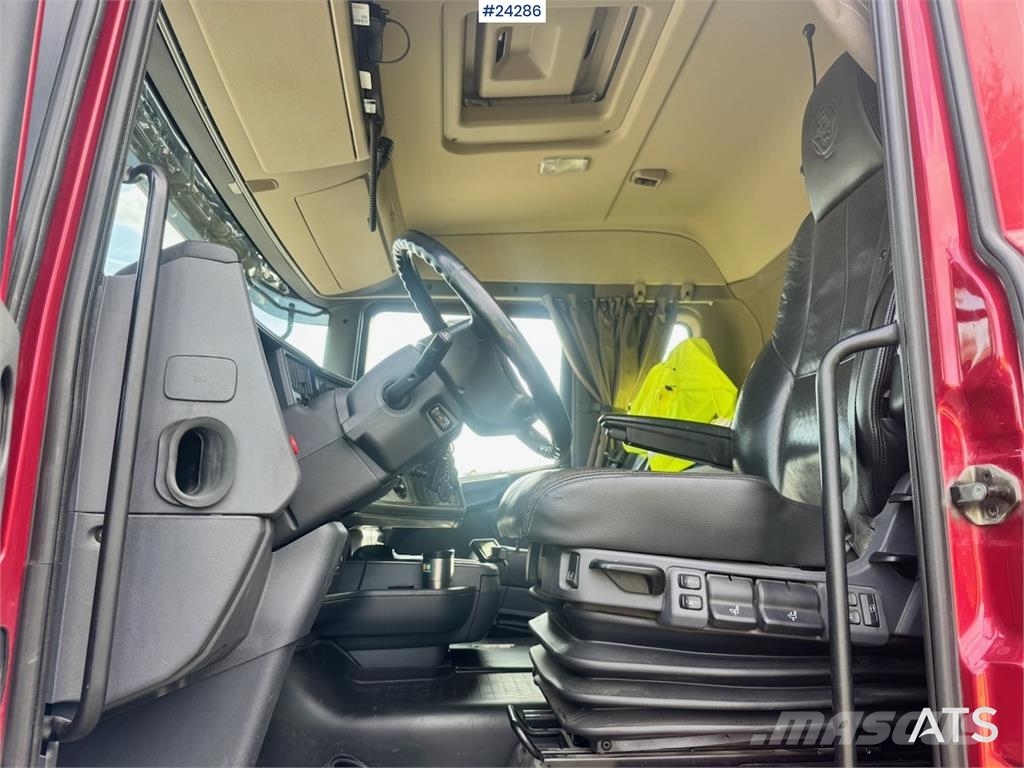 Scania R730 6x4 Tipper Truck w/ 2015 Nor Slep Triple-Axle 덤프 트럭