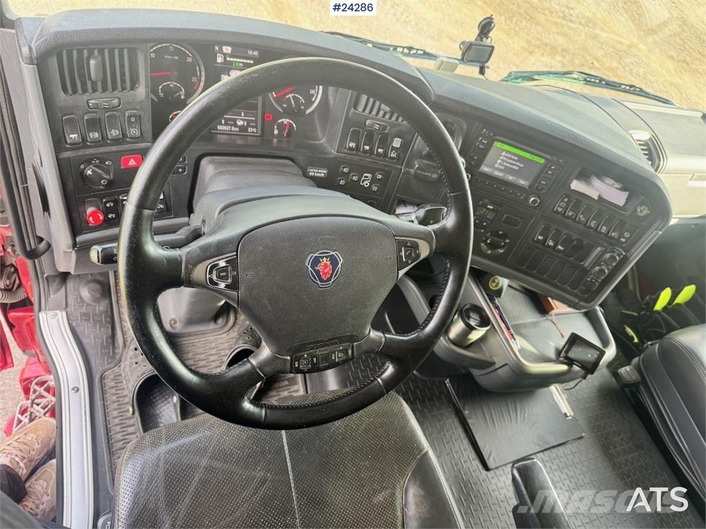 Scania R730 6x4 Tipper Truck w/ 2015 Nor Slep Triple-Axle 덤프 트럭