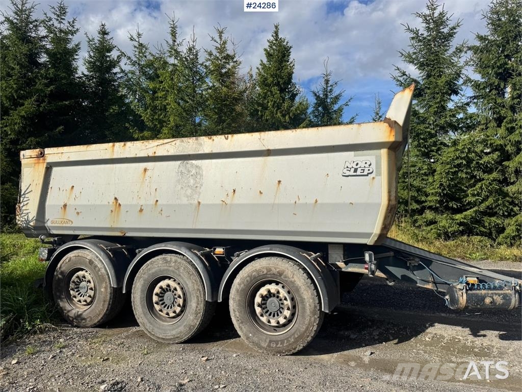 Scania R730 6x4 Tipper Truck w/ 2015 Nor Slep Triple-Axle 덤프 트럭