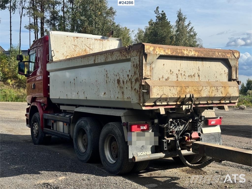 Scania R730 6x4 Tipper Truck w/ 2015 Nor Slep Triple-Axle 덤프 트럭