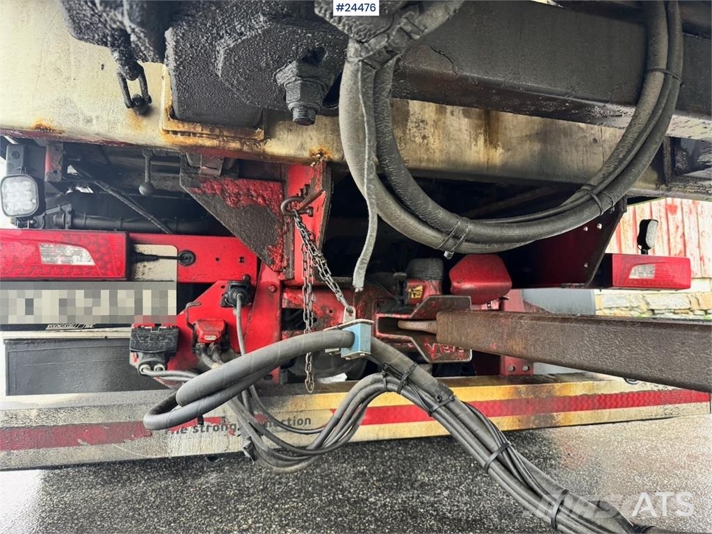 Scania R730 6x4 Wood Chip Truck with 12 tm Palfinger Cran Camion Fourgon