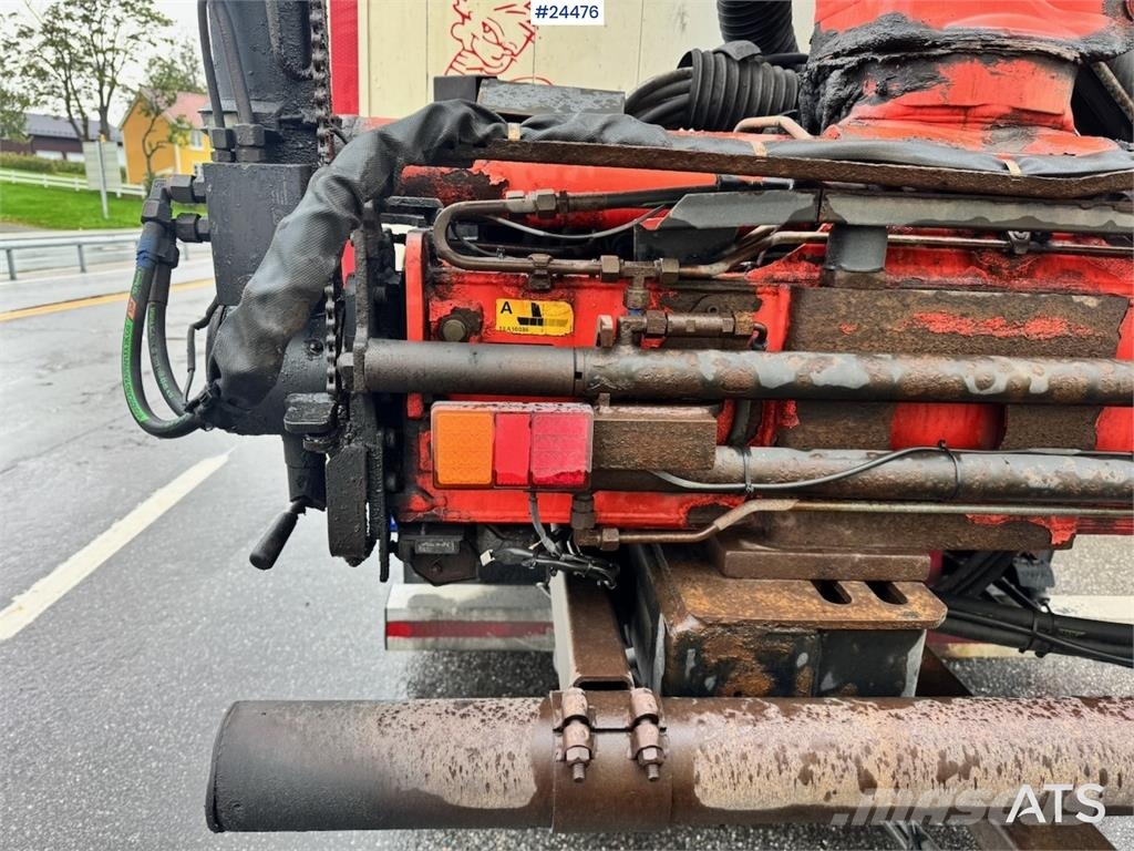 Scania R730 6x4 Wood Chip Truck with 12 tm Palfinger Cran Camion Fourgon