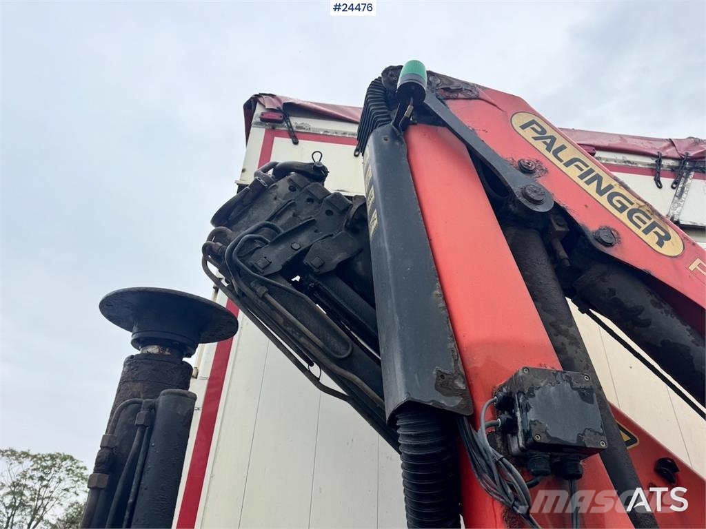 Scania R730 6x4 Wood Chip Truck with 12 tm Palfinger Cran Camion Fourgon