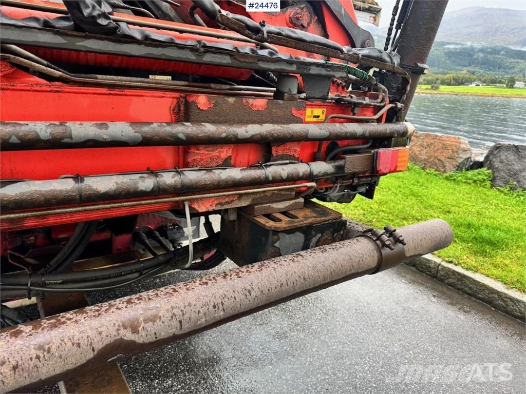 Scania R730 6x4 Wood Chip Truck with 12 tm Palfinger Cran Camion Fourgon