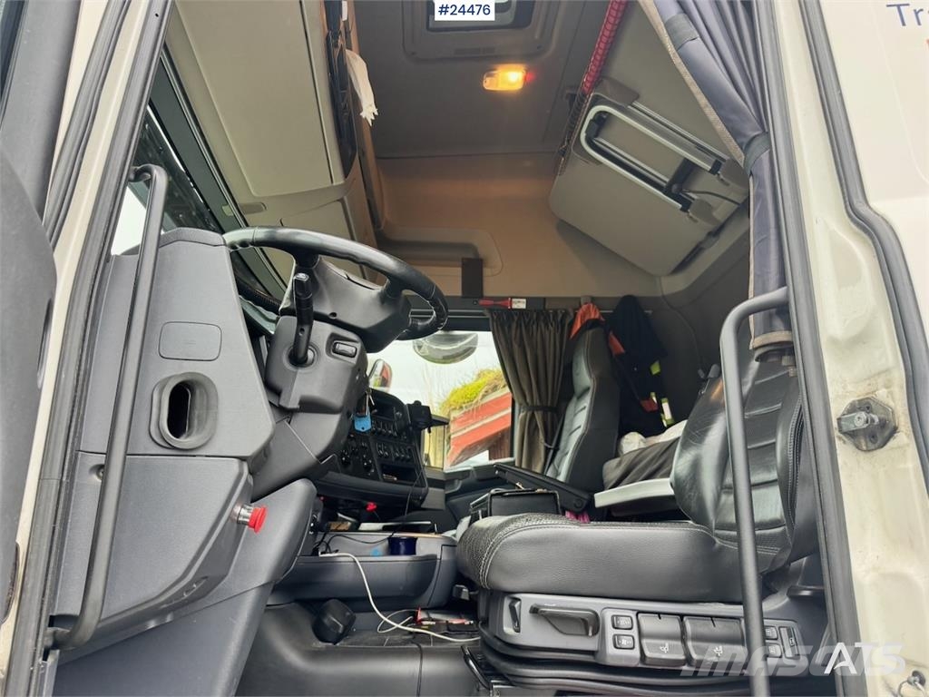Scania R730 6x4 Wood Chip Truck with 12 tm Palfinger Cran Camion Fourgon