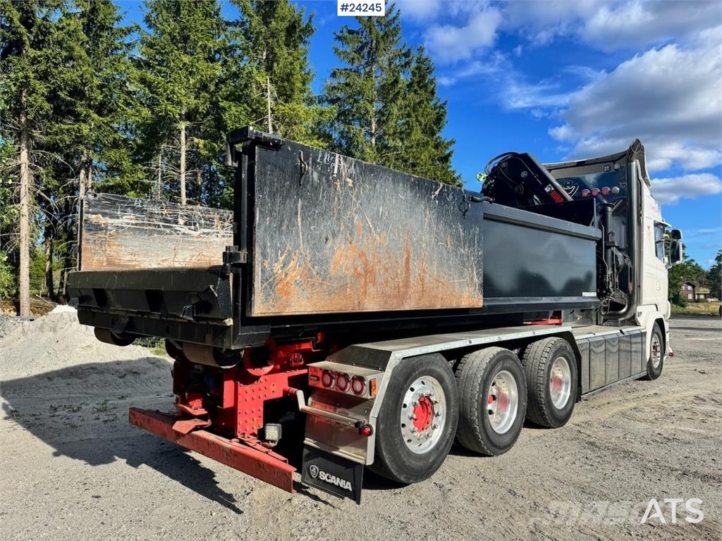Scania R730 8x4 Tridem Hook/Crane Truck with Body and Str Camiones grúa