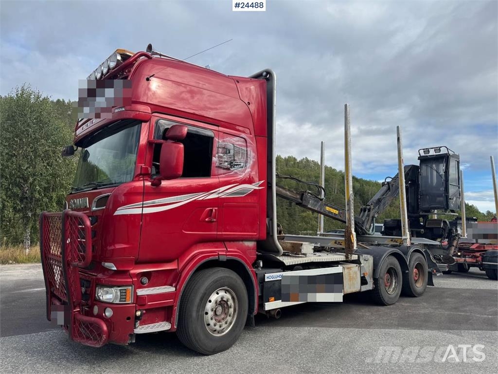 Scania R730 Timber Truck – Engine Replaced Tomruk kamyonlari